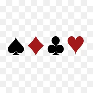 Vector Drawing Of The Four Suits In A Deck Of Cards | Free PNG-WebP