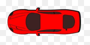 Race Car Clipart Top - Cartoon Car Top View - (600X298) Png ClipartFlare.com 