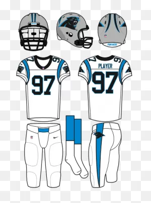 Carolina Panthers Road Uniform - National Football League (Nfl ClipartFlare.com 