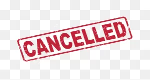 Cancelled Sign | Tinley Park-Park District