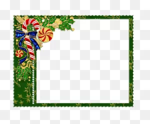 Christmas Candy Cane Border Clipart - Illustration, Green, Flower ClipartFlare.com 