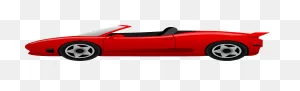Cars 2 Clip Art - Cartoon Car Side View - (1600X487) Png Clipart ClipartFlare.com 