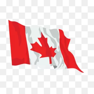 Canada Flag In The Wind | Free Svg