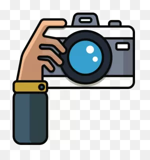 Cartoon Camera Clipart - Camera, Transparent Clip Art