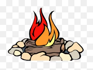 Camping Fire Clipart - Png Download - Full Size Clipart (#5560573 ClipartFlare.com 