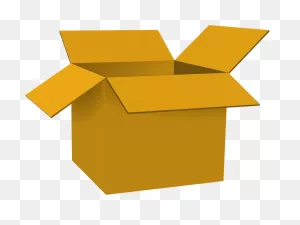 Cardboard Box Open Cardboard Clip Art Image Web Clipart - ClipartFlare
