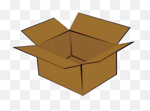 Cardboard Box Open Cardboard Clipart The Cliparts - ClipartFlare