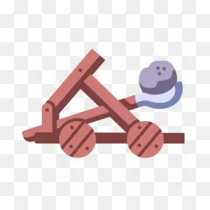 Medieval, Catapult, Stone, Weapon, History, Castle Icon - Download ClipartFlare.com 