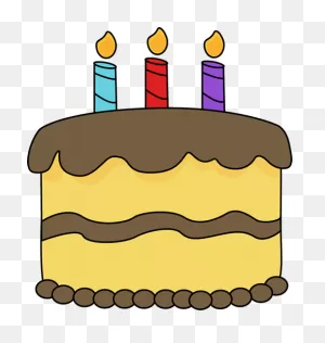 Yellow Birthday Cake Clip Art - Yellow Birthday Cake Image ClipartFlare.com 