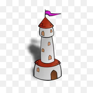 Free Stock Photos | Illustration Of A Cartoon Castle Tower With ClipartFlare.com 