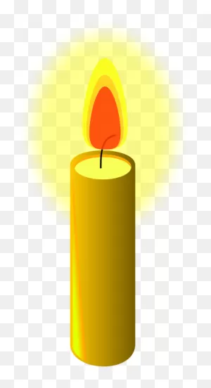 Free Beeswax Candle - Yellow Candle Clip Art - Png Download - Full ClipartFlare.com 