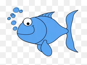 Cartoon Fish Light Blue Fish Clip Art At Vector Clip Art Png ClipartFlare.com 