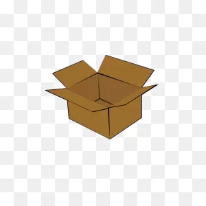Cardboard Box Vector Clip Art | Free PNG-WebP