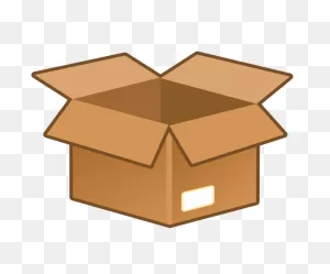 Isometric Cardboard Box | Public Domain Vectors