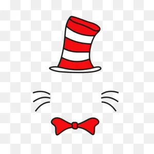 Dr Seuss Face With Hat PNG-WebP | Dr Seuss PNG-WebP | Cat In The Hat PNG-WebP ClipartFlare.com 