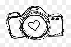 Camera Drawing, Camera Drawing Art, Camera Line Drawing