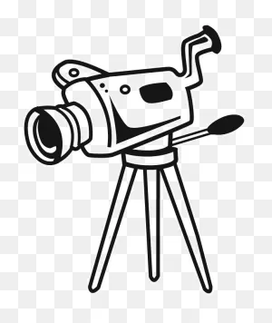 Photo Camera Clipart Jpeg - Camera With Stand Drawing - Png ClipartFlare.com 