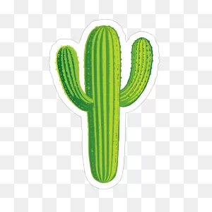 Rugged Cactus Sticker