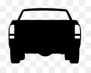 Rear Clipart Car Silhouette - Car Silhouette Back View - Png ClipartFlare.com 