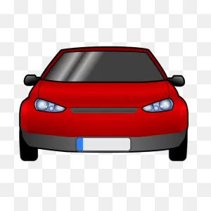 Car Front View Vector Graphics | Free PNG-WebP