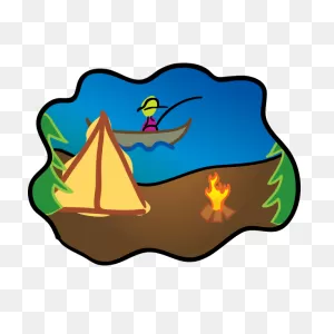 Happy Camping | Free PNG-WebP