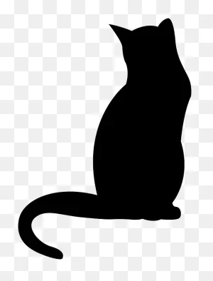 Black Cat Kitten Polydactyl Cat Clip Art - Cats Vector Png ClipartFlare.com 