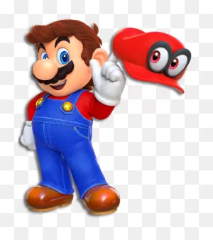 Mario & Cappy - Super Mario Odyssey By Prima Games | Full Size Png ClipartFlare.com 