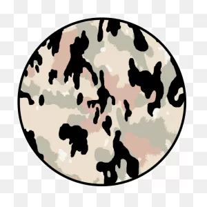 German Wwii Ss Leibermuster Faded Camo - Circle Clipart - Full ClipartFlare.com 