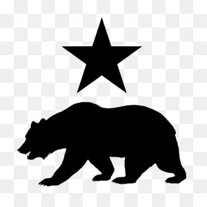 Download California Bear Rubber Stamp - Kingdom Of California Flag ClipartFlare.com 