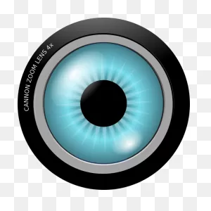 Vector Eyeball Coreldraw - Camera Lens Eye Png Clipart - Full Size ClipartFlare.com 