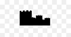 Walls Of  Vila Middle Ages Defensive Wall Logo - Castle Png ClipartFlare.com 