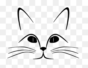 Cat, Ears, Eyes, Face, Feline, Gaze, Nose, Whiskers | Cat Face ClipartFlare.com 