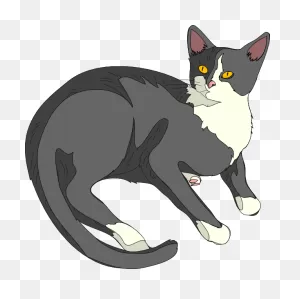 Cat Clip Art | Gatto Cat 3 Clip Art - Vector Clip Art Online ClipartFlare.com 