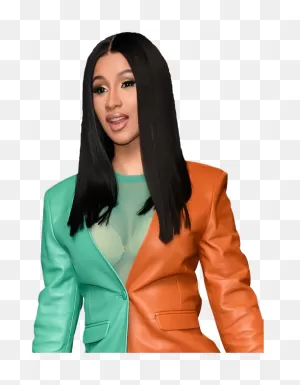 Cardi B Png Transparent Image - ClipartFlare