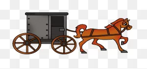 Carriage Clipart Horse And Buggy - Horse And Cart Clipart | Full ClipartFlare.com 