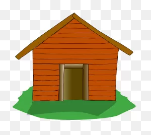 Log Cabin Settlers House - Free Vector Graphic On ClipartFlare
