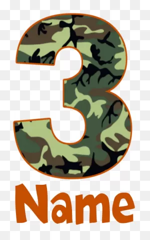 3Rd Birthday Camo T-Shirt - Camouflage Background Clipart - Full ClipartFlare.com 