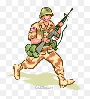 Soldier In Camouflage Royalty Free Vector Clip Art Illustration ClipartFlare.com 