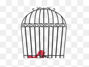Cage Clipart Caged Bird - Bird Cage Clipart Png Transparent Png ClipartFlare.com 