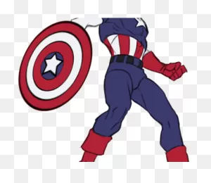 Drawn Toon Captain America - Full Body Drawings Of Captain America ClipartFlare.com 