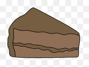 Pie Clipart Piece Cake - Chocolate Cake Slice Clip Art | Full Size ClipartFlare.com 