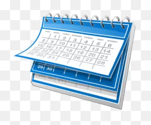 Download Blue And White Calendar - Blue Calendar Clipart Png Image ClipartFlare.com 
