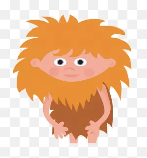 Angry Caveman Transparent Png - Stickpng