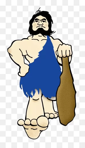 Caveman Planning Royalty Free Vector Clip Art Illustration ClipartFlare.com 
