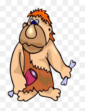 Vector Clip Art - Caveman Clipart | Full Size Png Download | ClipartFlare