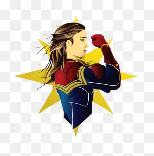 Captain Marvel Throw Pillow For Sale By Jelita Monifa