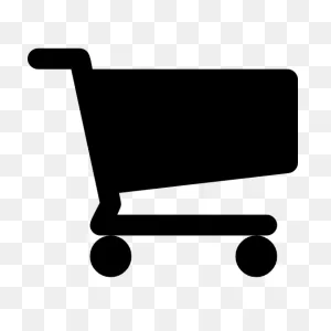 Shopping Cart Black Shape - Free Commerce Icons