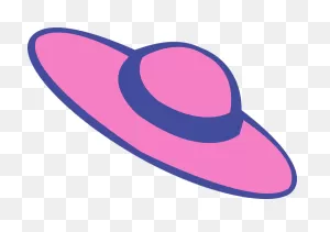 Girly Sun Cliparts - Cartoon Hats For Girls - (960X676) Png ClipartFlare.com 