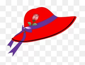 Ladies Red Hats Cartoon Clipart - Clipart Suggest