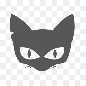 Witch Cat Head Transparent Png & PNG-WebP Vector